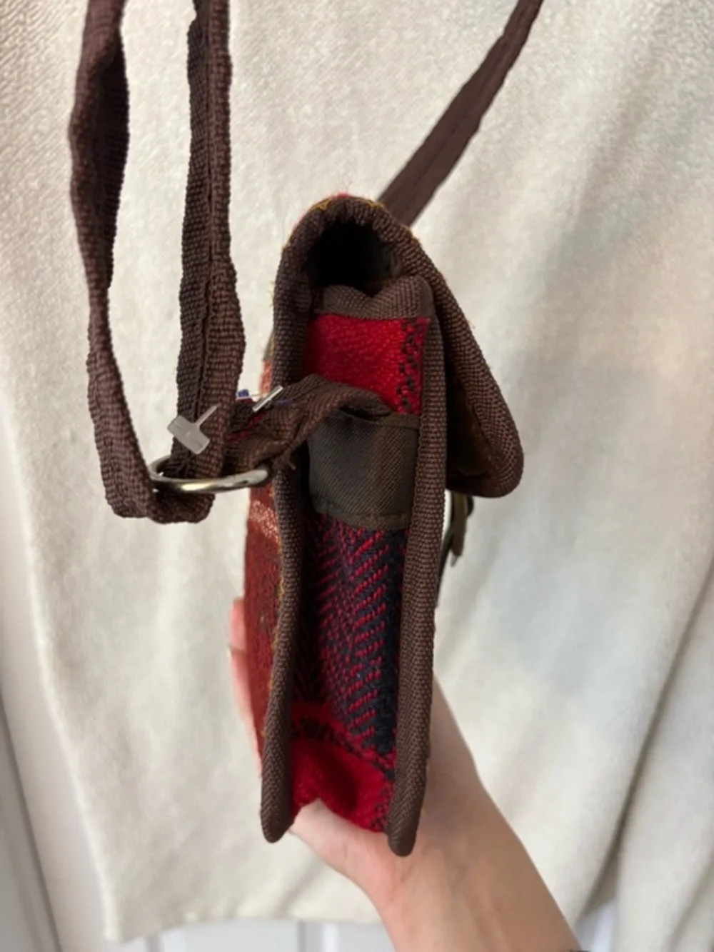 Bohemian Patterned Crossbody Mini Bag in Multicolor - Picture 7 of 13